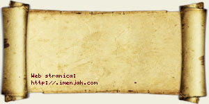 Alimpije Šeperković vizit kartica